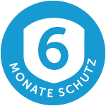 6 monate schutz - logo